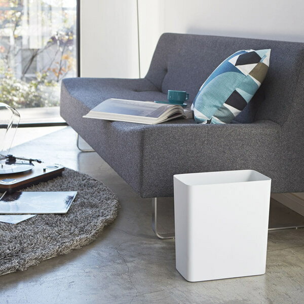 山崎実業 ゴミ箱 トラッシュカン タワー 角型 ホワイト 2915 tower【送料無料】 [2]