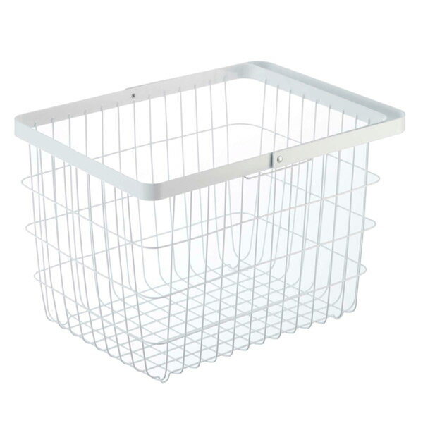 山崎実業 ランドリーワイヤーバスケット タワー M ホワイト 3160 tower【送料無料】
