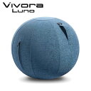 Vivora シーティングボール ルーノ シェニール ブルー ビボラ LUNO ソファ 椅子 いす バランスボール オフィス リビング インテリア【送料無料】(3)