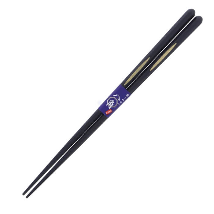 【メール便14本まで対応可能】イシダ お箸 八角純金水面 23cm 11511