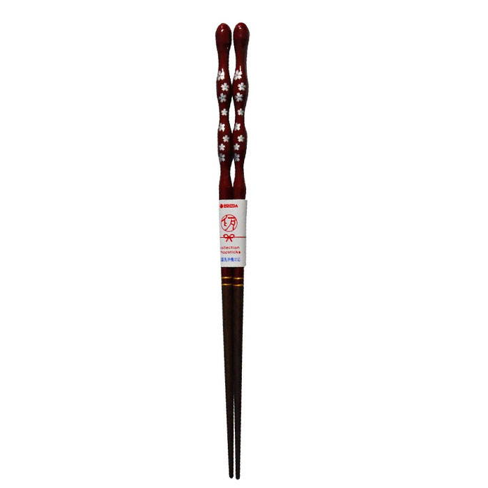 Training Chopsticks - 【メール便14本まで対応可能】イシダ お箸 食洗箸 しだれ桜 20.5cm 11480