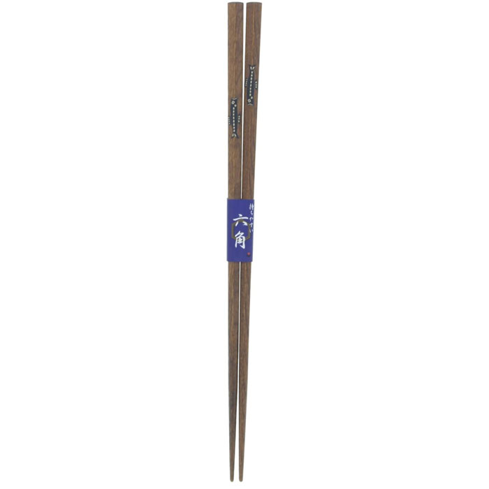 【メール便14本まで対応可能】イシダ お箸 六角いさざ 23cm 12021