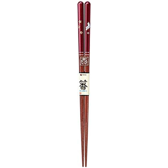 乐天商城 - 【メール便14本まで対応可能】イシダ お箸 食洗 干支箸 酉 21cm 13520