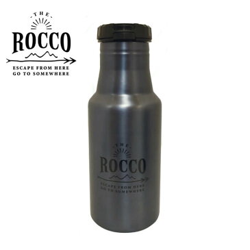 【エントリーでP5倍！6/4 20:00-6/11 1:59】ROCCO ワンタッチ ボトル 500ml 直飲み ミッドナイトネイビー ロッコ 水筒 マグボトル マイボトル ステンレスボトル 保冷 保温 保冷保温 おしゃれ 直飲み アウトドア 遠足