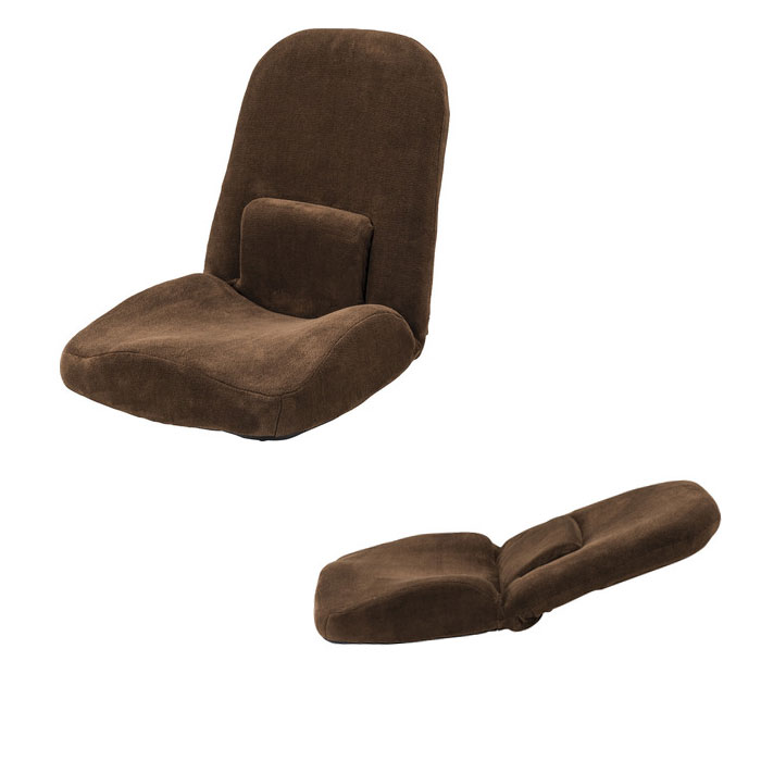 腰サポートリクライナー RKC-172BR ブラウン 送料無料 東谷 Azumaya