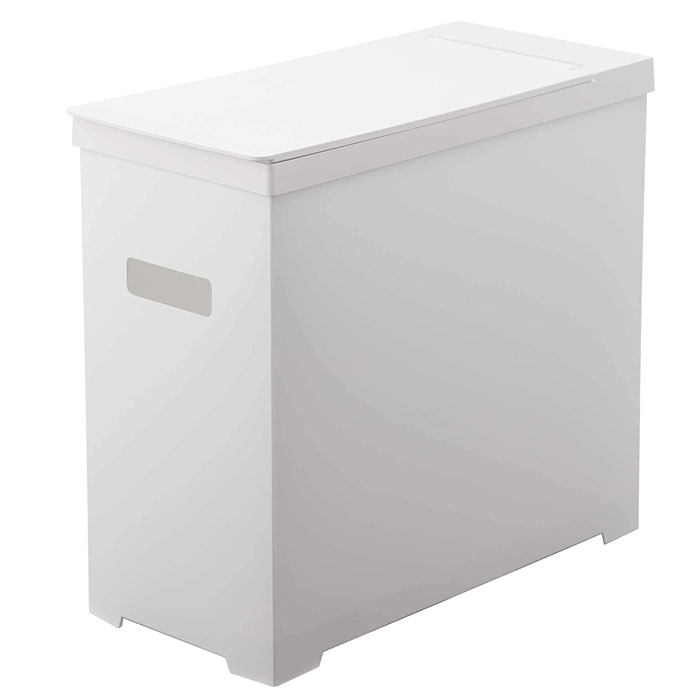 山崎実業 シンク下蓋付き ゴミ箱 タワー ホワイト 5333【送料無料】