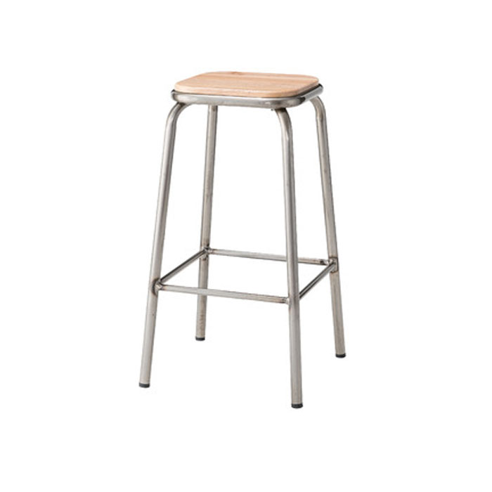 Stools - ハイスツール PC-67SV シルバー 店舗 カフェ ラウンジ ロビー ホテル 法人 送料無料 東谷 Azumaya