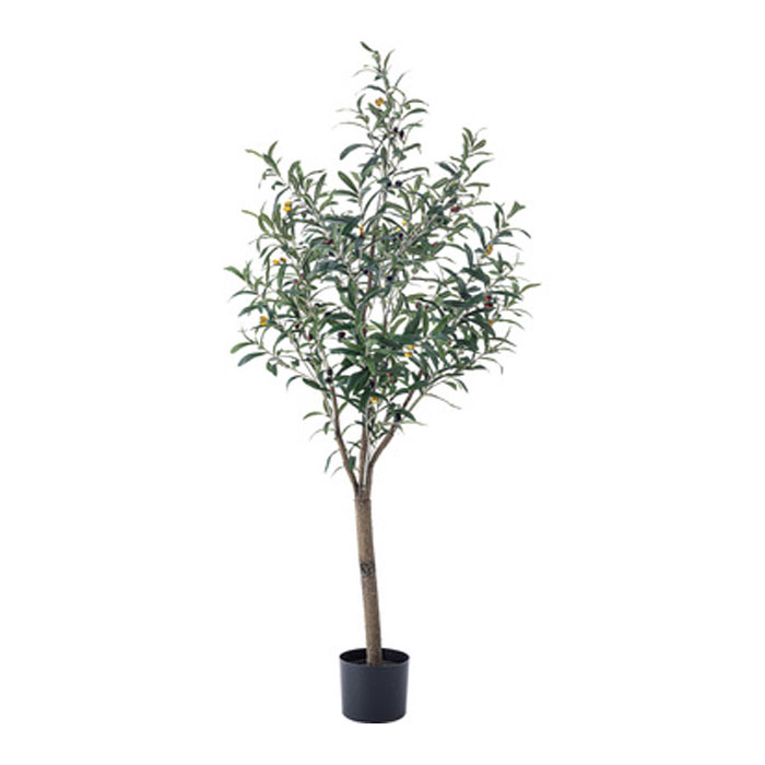 フェイクグリーン オリーブ GRN-17（グリーン） フェイクグリーン 観葉植物 人工観葉植物 オリーブ 実 葉 造花 インテリア 癒し Azumay..