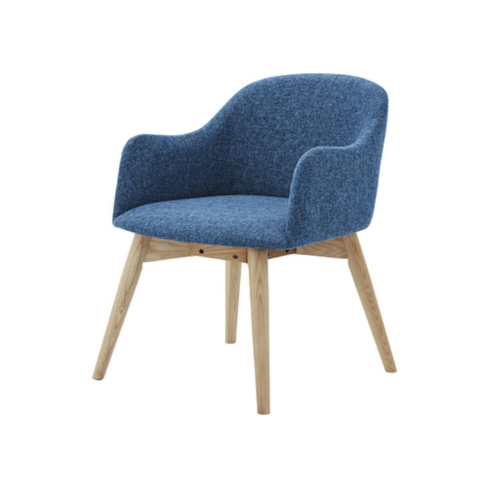 カラメリ チェア KRM-010BLブルー 店舗 カフェ ラウンジ ロビー ホテル 法人 送料無料 東谷 Azumaya