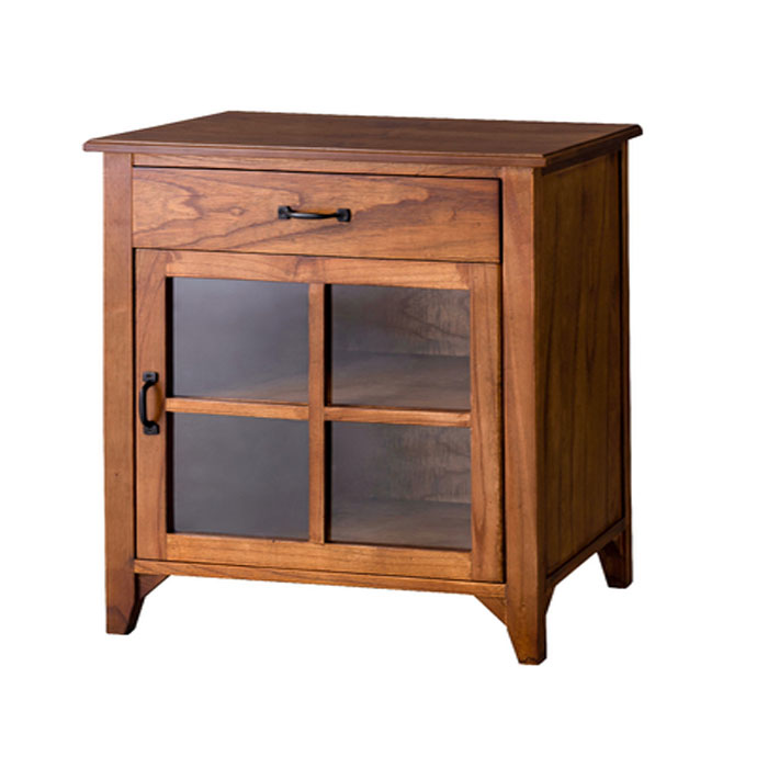 ティンバー ミニキャビネット PM-315（ブラウン） キャビネット ミニキャビネット ミンディ材 天然木 アンティーク スリム 省スペース Azumaya 東谷 【送料無料】【メーカー直送品】【代引不可】【沖縄・北海道・離島・一部地域お届け不可】(3)