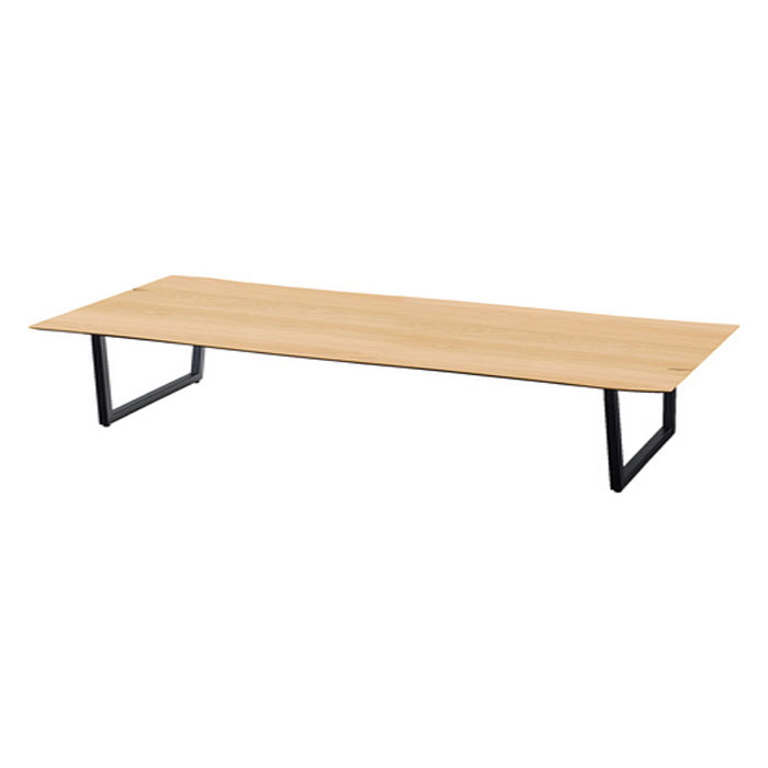 座卓 180 JPB-94OAK ナチュラル 幅180cm 木製 スチール脚 ローテーブル テーブル インテリア 家具 送料無料 東谷 Azumaya
