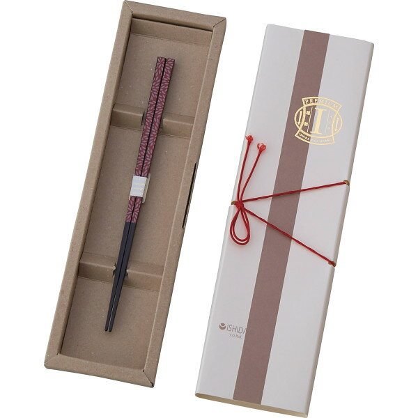 ●箸先が四角形なので、料理が掴みやすいお箸です。●現品約21cm●天然木・ポリエステル塗装原産国：日本化粧箱入
