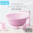 リス H＆H 湯桶 ( 足ゴム付 ) パステルP 洗面器 HOME&HOME