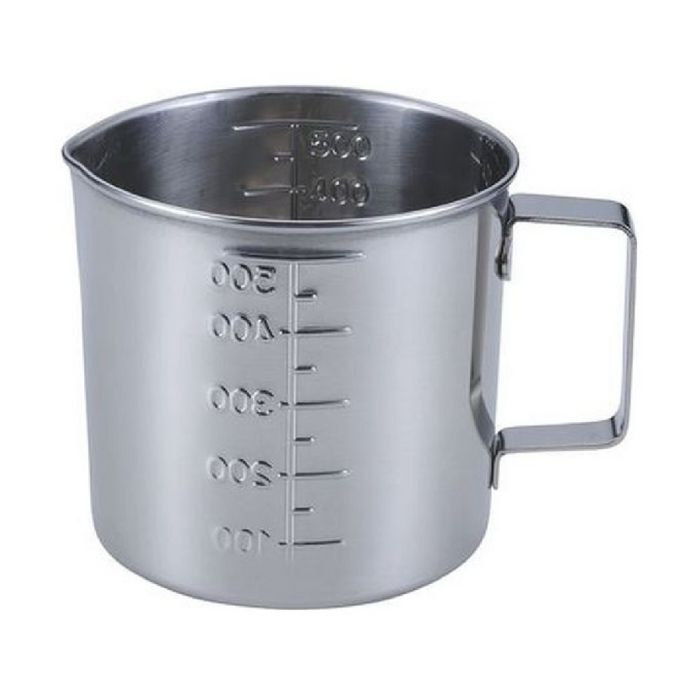 KS 18-8 ステンレス 口付水マス 3000cc 計量カップ はかり ツール　キッチン用品 シンプル 日本製
