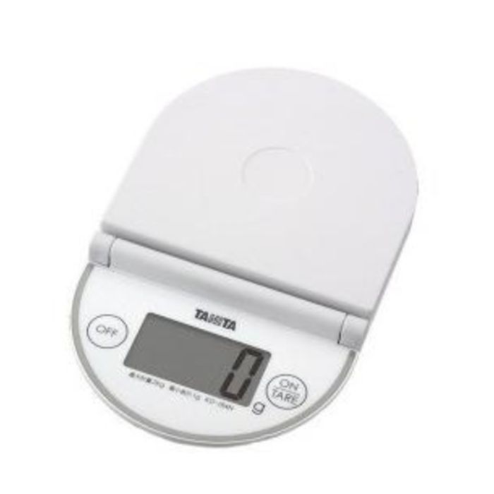 タニタ KD-184N-WH Dクッキングスケール 2kg はかり 重さ グラム 調理器具 キッチン用品 ツール 日本製 シンプル