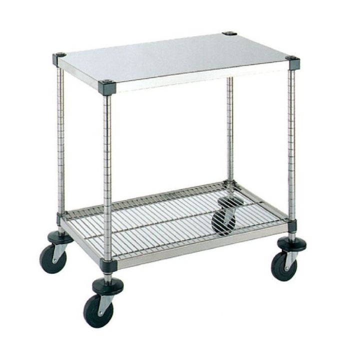 弁慶シェルフワゴン 2段 4-2-B-M-9 ご飯 キッチン用品 シンプル ステンレス製 日本製