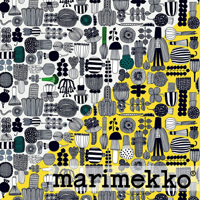 マリメッコ 生地 プータルフリン パルハート PUUTARHURIN PARHAAT 30cm以上〜10cm単位で切り売り ファブリック MARIMEKKO【数量3 ＝生地30cm 以上でご注文ください】【1.5mまでメール便送料無料】