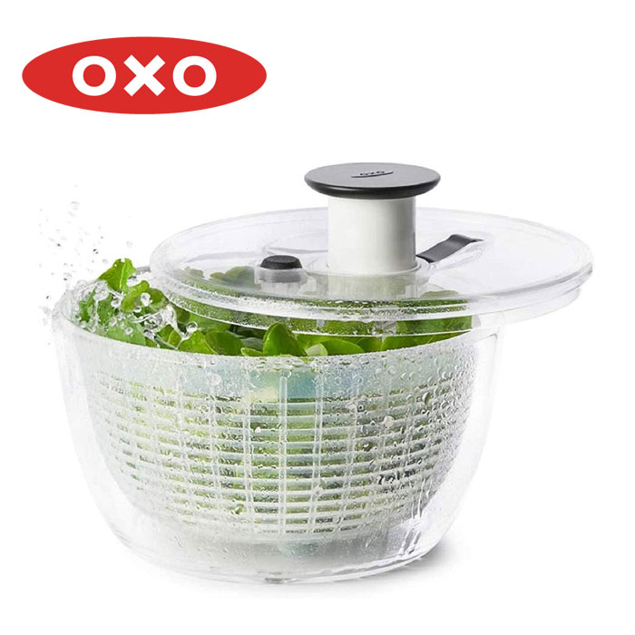 OXO オクソー クリアサラダスピナー 小 野菜水切り器 【国内正規ルート品】 11230500 Salad Spinner 野菜 サラダ 水切り器 手動 回転式 キッチン おしゃれ 野菜 人気 ギフト プレゼント