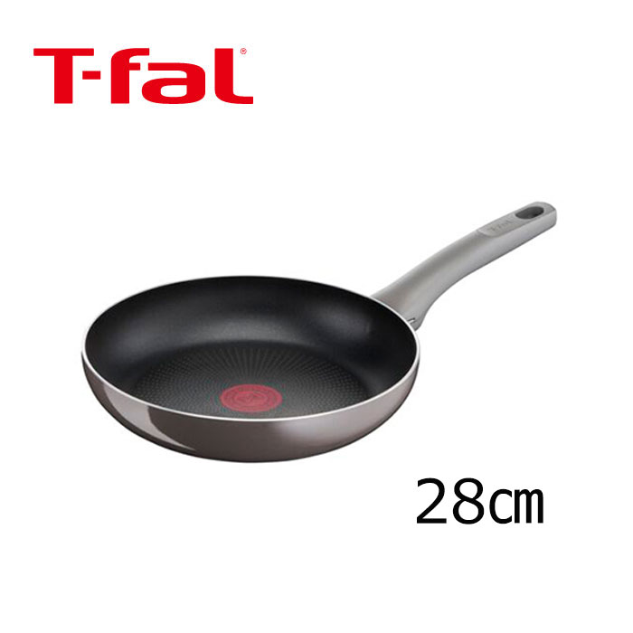 【アウトレット】ティファール (T-FAL) グレーオーク・インテンス フライパン 28cm ガス火専用 T-FAL D51706 送料無料 【化粧箱なし・台紙汚れあり】