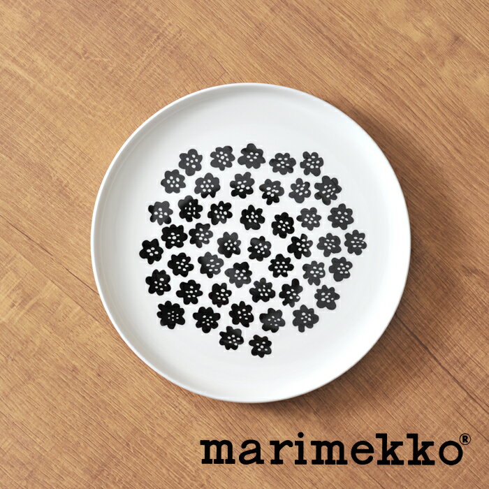 マリメッコ marimekko プケッティ 限定プレート 20cm 【 ホワイト 】 【 MARIMEKKO PUKETTI K-citymarket 】のサムネイル