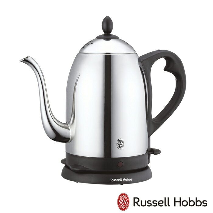 ラッセルホブス カフェケトル 1.2L 電気ケトル おしゃれ クラシック ステンレス ケトル 7412JP Russell Hobbs 1.2