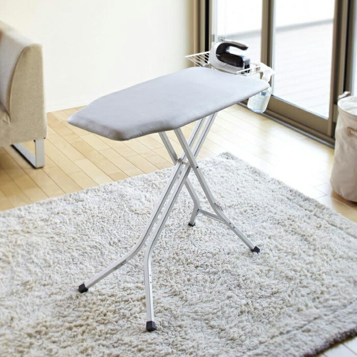 山崎実業 スタンド式 アイロン台 解決プレス アルミ脚 （ 7611 ）YAMAZAKI【送料無料】