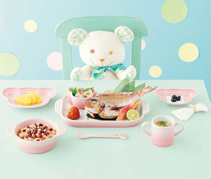 ル・クルーゼ LE CREUSET ルクルーゼ ベビー・ディッシュ [ ミルキーピンク ] 910348-00-176 LeCreuset ギフト メモリアル ベビー 赤ちゃん 内祝い お誕生日 記念 出産内祝い 出産御祝い 出産祝い