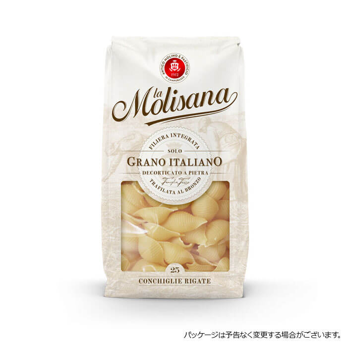 【お買い物マラソン中はポイント最大44.5倍！】【当店おすすめ食材】la Molisana ラ・モリサーナ アビッシーネ・リガーテ No.25 【コンキリエ】 《food》【500g】【 ※ご注文後のキャンセル・返品・交換不可。 】