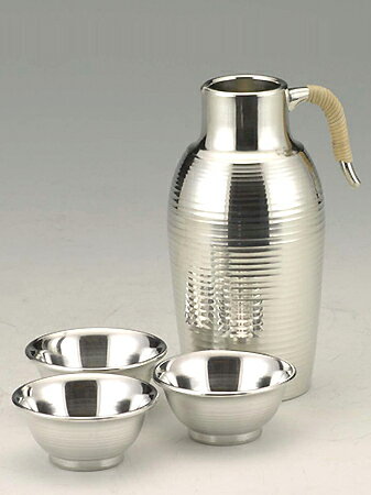 [ 送料無料 ] 大阪錫器 小酒器 肩丸 ( 平足 ) [ 桐箱入り ] [ アドキッチン ]