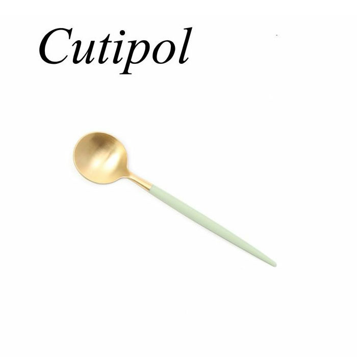 【16本までメール便可】Cutipol クチポール GOA ゴア セラドンゴールド CELADON GOLD GO11CEGB コーヒー ティースプーンのサムネイル