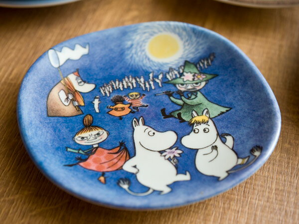 アラビア arabia moomin ムーミン ミニウォールプレート vintage ヴィンテージ 舞踏会【海外直輸入USED】