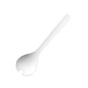 工房アイザワ WHITE & BLACK サラダサービスフォーク WH (2944) 送料無料