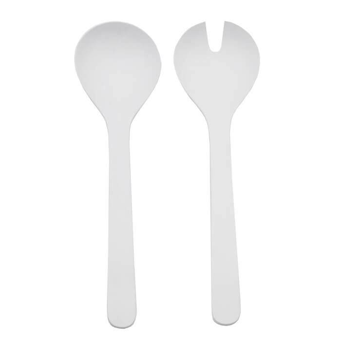 樂天商城 - 工房アイザワ WHITE ＆ BLACK サラダサービスS・Fセット WH (2945) 送料無料