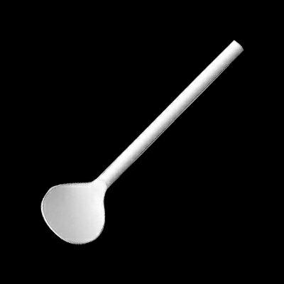 工房アイザワ 円 黄銅洋食器 シュガースプーン 白 (1481-W9) 送料無料