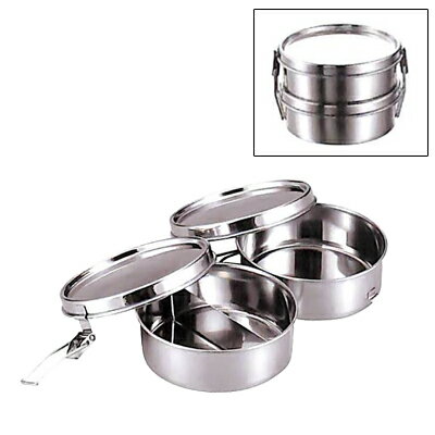 工房アイザワ UTILE Lunch-box 丸型 ランチボックス 2段 (70149) 送料無料