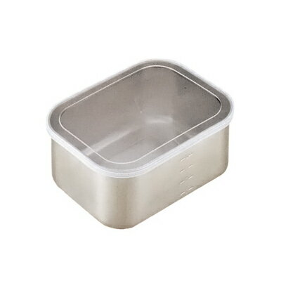 工房アイザワ UTILE serve-pot 目盛付 角長 容器 深型 L 1700cc (6109) 送料無料