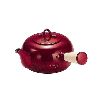 工房アイザワ 純銅鎚目文 化粧箱 朱塗り 急須横手ゆず (77-U) 送料無料