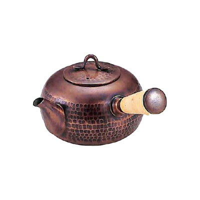 工房アイザワ 生地色茶器 化粧箱 鎚目文 急須横手 (77-K) 送料無料