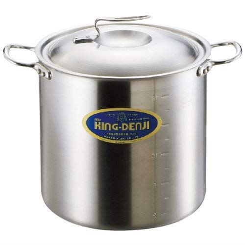 ニューキングデンジ 寸胴鍋(目盛付)24cm 送料無料