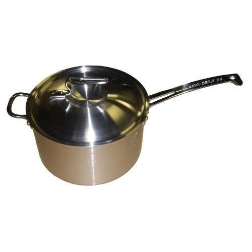 ニューキングデンジ 深型片手鍋(目盛付)24cm 送料無料