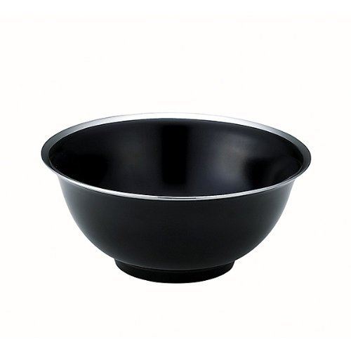メタル丼Jr 渕磨きタイプ 塗装仕様 黒/62-3833-98