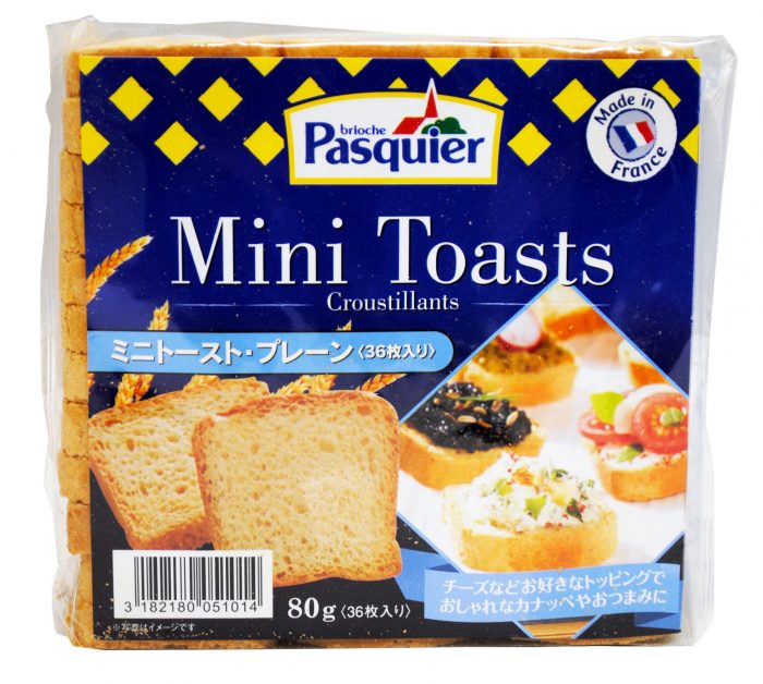 PASQUIER(パスキエ) ミニトースト80g【 ※ご注文後のキャンセル・返品・交換不可。 】