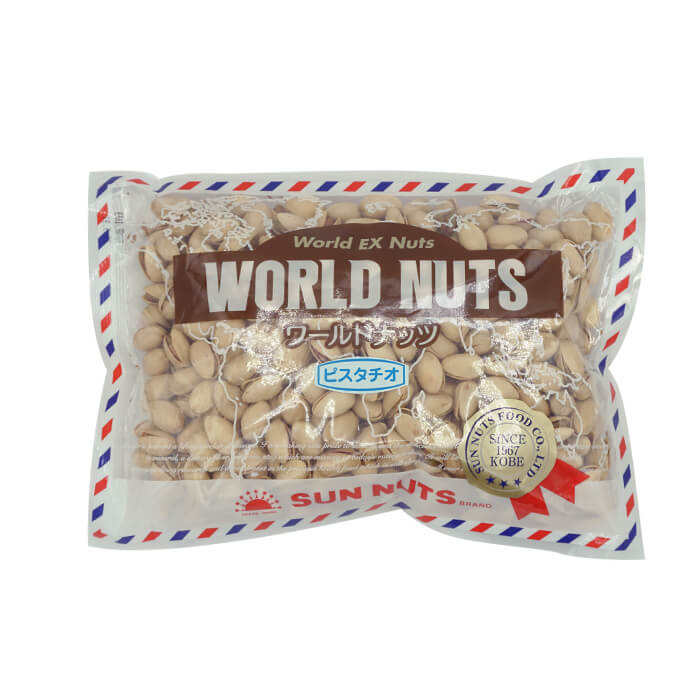 アメリカ産 ピスタチオ (殻付き) 500G (USA)【キャンセル・返品・交換不可】World EX Nuts SUN NUTS サンナッツ