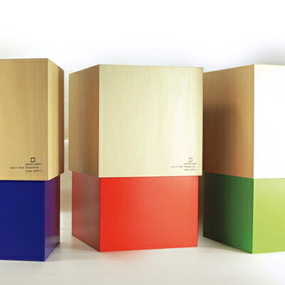 ゴミ箱 10L W CUBE ダークブルー【 アドキッチン 】 [3]