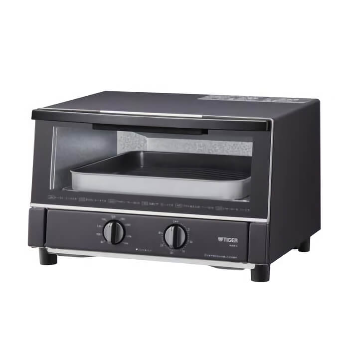 タイガー オーブントースター マットブラックTIGER やきたて KAM-S130KM