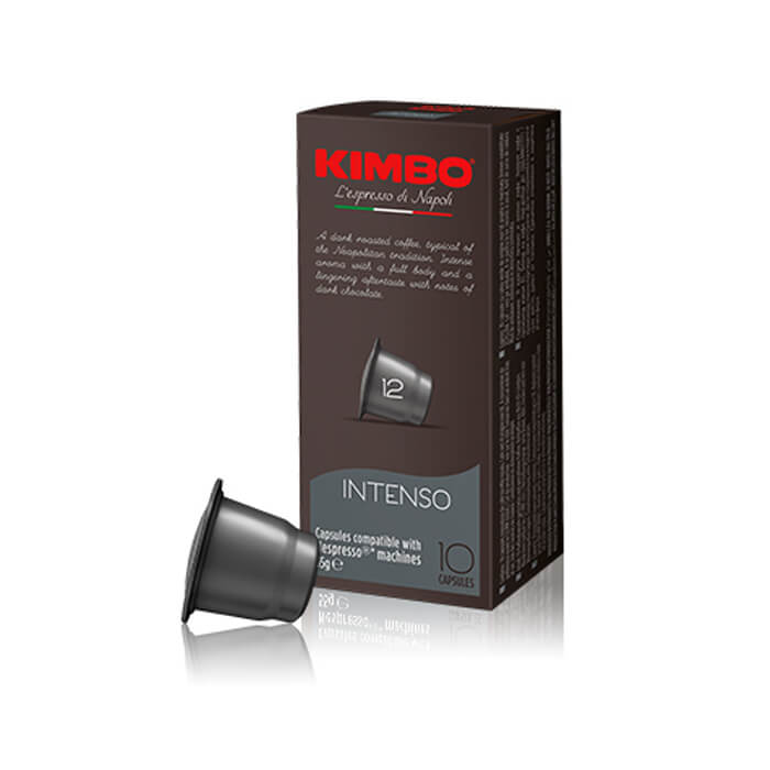 キンボ カプセルコーヒー インテンソ 5.5g×10カプセル入 品番3148 KIMBO kimbo Caffe Capsule Nespresso 送料無料【キャンセル 返品 交..