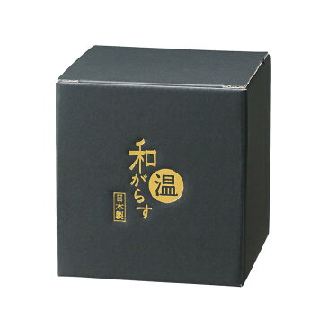 お湯わり焼酎ぐらす (琥珀・金箔) 300ml 42130TS-G-WGAB 【 佐々木ガラス 和がらす温 焼酎グラス お湯割り グラス 酒器 ハンドメイド 食器 】