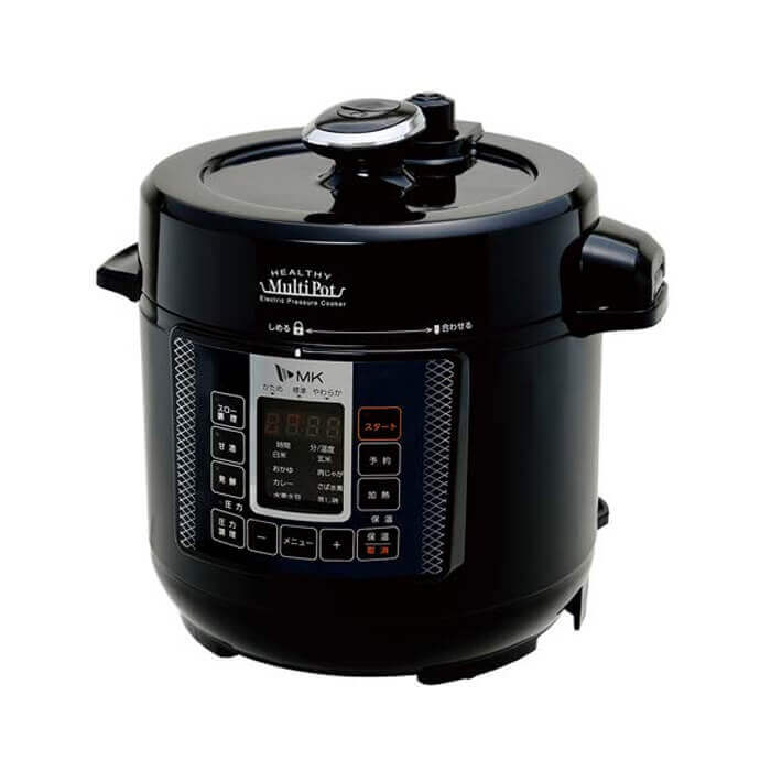 エムケー精工 電気圧力鍋 「ヘルシーマルチポット」 EA-130K ブラックのサムネイル