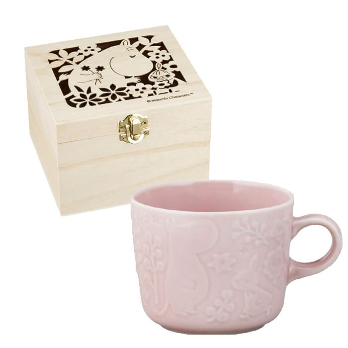 MOOMIN ムーミン 木箱入マグ ピンク MM3702-11H コップ 食器 マグカップ 北欧 yamaka ヤマカ 山加商店 マグカップ マグ ギフト プレゼントお歳暮 御歳暮 歳暮 挨拶 ギフト 【oseibo2022】のサムネイル