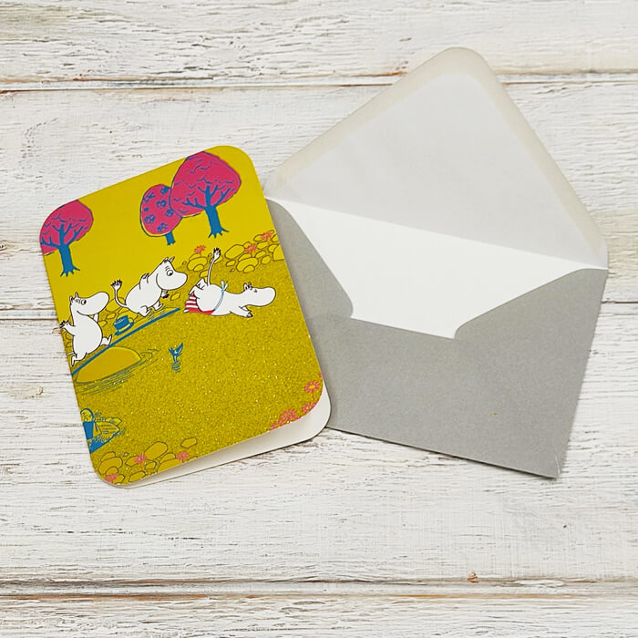 【メール便対応可能】 Lange Kort ラングアート ムーミン ダブルカード ( M510 )Moomin MOOMIN ギフトカード 北欧 メッセージカー...